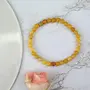 Natural Yellow Jasper Bracelet Crystal Stone 6mm Beads Bracelet Round Shape for Reiki Healing and Crystal Healing Stone (Color : Yellow), 5 image