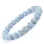 Natural Blue Lace Agate Bracelet Crystal Stone 8 mm Beads Bracelet Round Shape (Color : Blue), 6 image