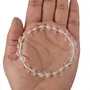 Natural AAA Clear Quartz Bracelet Crystal Stone 8mm Faceted Bead Bracelet for Reiki Healing and Crystal Healing Stone (Color : Clear), 5 image