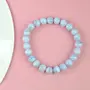 Natural Blue Lace Agate Bracelet Crystal Stone 8 mm Beads Bracelet Round Shape (Color : Blue), 5 image