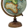 12.5" Decorative multicolor Desktop Rotating Globe Black Ocean World Earth Office Table Decor By Globes Hub-Perfect for Home, Office & Classroom, 2 image