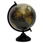 12.2" Black Earth Globe Desktop Rotating World Ocean Geography Table Decor By Globes Hub-Perfect for Home, Office & Classroom, 2 image