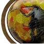 11.7" Desktop Rotating Globe World Earth Black Ocean Geography Table Decor - Perfect for Home, Office & Classroom By Globes Hub, 2 image