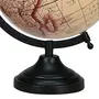13" Rotating Decorative Globe Beige Ocean World Geography Earth Table Decor By Globes Hub-Perfect for Home, Office & Classroom, 6 image