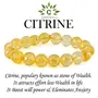 Natural AAA Citrine Bracelet Crystal Stone 10mm Diamond Cut Beads Bracelet for Reiki Healing and Crystal Healing Stones (Color : Yellow), 3 image