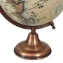 12 to 13" World Ocean Globe cream & brown Desktop Decorative Rotating Geography Earth Table Decor - Perfect for Home, Office & Classroom By Globes Hub, 2 image