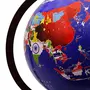 12.5" Rotating Desktop Globes Blue Ocean Globe World Geography Table Decor - Perfect for Home, Office & Classroom By Globes Hub, 2 image