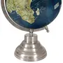 12 to 13" World Ocean blue & Brown color Globe Desktop Decorative Rotating Geography Earth Table Decor - Perfect for Home, Office & Classroom By Globes Hub, 3 image