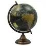 12 to 13" Desktop black Rotating Decorative Ocean World Globe Geography Earth Table Decor - Perfect for Home, Office & Classroom By Globes Hub, 2 image