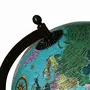 12.7" Desktop Rotating Globe World Green Ocean Earth Geography Table Decor - Perfect for Home, Office & Classroom By Globes Hub, 4 image
