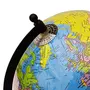12.5" Rotating Globe Table Decor Ocean Geographical Earth Desktop Globe Home Decor By Globes Hub-Perfect for Home, Office & Classroom, 3 image