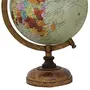 12.5" Decorative multicolour Desktop Rotating Globe Black Ocean World Earth Office Table Decor By Globes Hub-Perfect for Home, Office & Classroom, 3 image