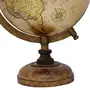 13" Decorative Rotating Earth Globe Beige Ocean World Geography Home Decor - Perfect for Home, Office & Classroom By Globes Hub, 2 image