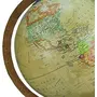 12.5" Rotating Desktop Globe Beige Color Globe Table Decor Ocean Geographical Earth By Globes Hub-Perfect for Home, Office & Classroom, 2 image