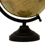 12" Desktop Rotating Beige Ocean Globe World Earth Geography Gift Table Decor By Globes Hub-Perfect for Home, Office & Classroom, 3 image