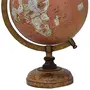 13.5" Decorative Desktop Rotating Globe Black Ocean World Earth Office Table Decor By Globes Hub-Perfect for Home, Office & Classroom, 3 image