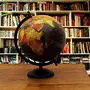 11" Desktop Rotating Black Ocean Globe World Earth Geography Gift Table Decor By Globes Hub-Perfect for Home, Office & Classroom, 2 image