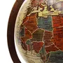 13" Decorative Rotating Globe Beige Ocean World Geography Earth Home Decor - Perfect for Home, Office & Classroom By Globes Hub, 3 image