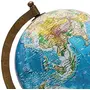 11.3" Desktop Rotating Globe Earth Blue Ocean Geography World Table Decor - Perfect for Home, Office & Classroom By Globes Hub, 6 image