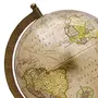 13" Decorative Rotating Earth Globe Beige Ocean World Geography Home Decor - Perfect for Home, Office & Classroom By Globes Hub, 3 image