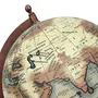 12 to 13" World Ocean Globe cream & brown Desktop Decorative Rotating Geography Earth Table Decor - Perfect for Home, Office & Classroom By Globes Hub, 3 image