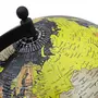 8" Decorative Rotating Globe Black Ocean World Geography Earth Home Decor - Perfect for Home, Office & Classroom By Globes Hub, 3 image
