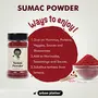 Sumac Powder Shaker Jar , 100 Gm (3.53 OZ) [All Natural Premium Quality Fruity], 5 image