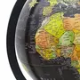 8" Decorative Rotating Globe Black Ocean World Geography Earth Home Decor - Perfect for Home, Office & Classroom By Globes Hub, 6 image