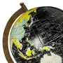 8" Black Multicolour Educational, Antique Globe with Brass Antique Arc and Wooden Base , World Globe , Home Decor , Office Decor , Gift Item By Globes Hub, 4 image