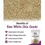 White Chia Seed - Indian Raw Seeds 250 gm(8.81 OZ), 3 image