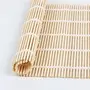 urban platter All Natural Materials Bamboo Rectangular Sushi Rolling Mat (9.5 Inch X 10 Inch), 5 image
