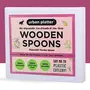 Urban Platter Eco-Friendly Disposable Wooden Spoons [Pack of 100 Food-Grade], 2 image