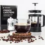 Urban Platter French Press Coffee Maker Pot 850ml [Toughened Boron Glass Stainless Steel Plunger], 6 image