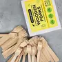 Urban Platter Eco-Friendly Wooden Disposable Forks [Pack of 100 Food-Grade and Made with Bagasse], 4 image