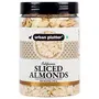 Urban Platter Sliced Blanched California Almonds 200g (Badam Flakes Perfect for Garnish Baking and Salads)