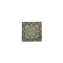 Silkrute Floral Wooden Square Wall Hanging Hook Block Stamp | Geometric Stamps | Fabric Print (Pack of 1)
