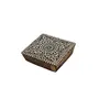 Silkrute Carved Square Patterns | Wooden Block Stamp Print for Textile Printing | DIY Crafts (Pack of 1), 2 image