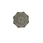 Silkrute Floral Geometric Design Wooden Block Stamp Print | DIY Crafts (Pack of 1)
