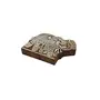 Silkrute Traditional Pattern Elephant Shape Wooden Block Stamp Print | DIY Crafts | (Pack of 1), 2 image