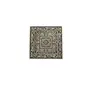 Silkrute Floral Pattern Square Stamps | DIY Craft Material | Wooden Block Stamp Print (Pack of 1), 2 image