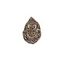 Silkrute Ganesha Pattern Wooden Block Stamp for Tatoo or Printing | DIY Printing (Pack of 1), 2 image