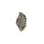 Silkrute Peepal Leaf Pattern Wooden Hand Block Stamps | Design Fabrics or DIY crafts (Pack of 1), 2 image