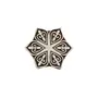 Silkrute Star Pattern Wooden Design Block Stamps | Henna Pattern | DIY Craft Material (Pack of 1), 2 image