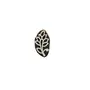 Silkrute Leaf Pattern Wooden Block Stamp Print | Floral Textile | Henna Tatoo & DIY Crafts Pack of 1, 2 image