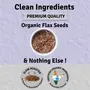 Jus' Amazin Organic Roasted Flax Seeds (500g) | High Protein | Rich in Fiber | Omega-3 & Anti-| Superfood | Clean Nutrition, 3 image