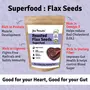 Jus' Amazin Organic Roasted Flax Seeds (500g) | High Protein | Rich in Fiber | Omega-3 & Anti-| Superfood | Clean Nutrition, 4 image