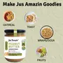 Jus' Amazin Creamy Organic Peanut Butter All Natural - Unsweetened (500g) | 100% Organic Ingredients Vegan & Keto, 7 image