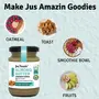 Jus Amazin Creamy Almond Butter - Unsweetened (125g) | 25% Protein | Clean Nutrition |Single ingredient - 100% Almonds | Zero Additives | Vegan & Dairy Free, 7 image