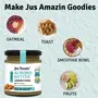 Jus Amazin Creamy Almond Butter - Unsweetened (200g) | 25% Protein | Clean Nutrition |Single ingredient - 100% Almonds | Zero Additives | Vegan & Dairy Free, 7 image