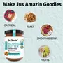 Jus' Amazin Creamy Almond Butter - Unsweetened (500 g) | 25% Protein | Plant-Based Nutrition | 100% Almonds | Zero Additives | Vegan | Dairy Free | 100% Natural | Keto, 7 image